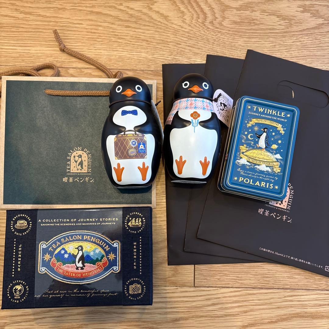 喫茶ペンギン4点◯喫茶ペンギン◯旅するペンギン◯夢見るペンギン◯旅空のポラリス