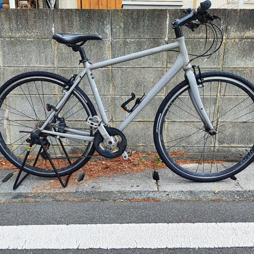 福岡発 配送込みGIANT R3 グレー ジャイアント 新品パーツ多数