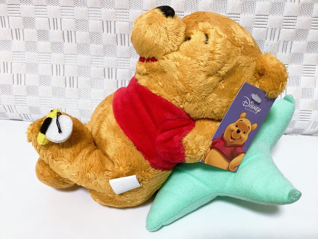 平成レトロ❤︎DiSNEY❤︎ 非売品 未使用 くまのプーさん ぬいぐるみ タグ付き