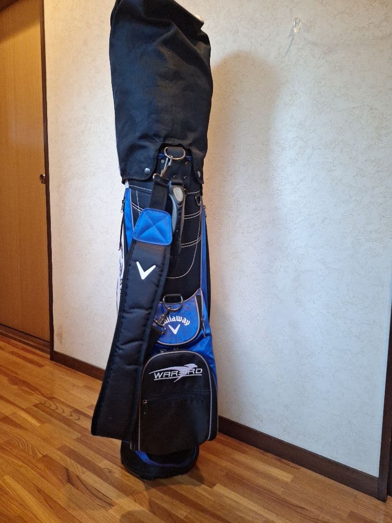 Callaway WARBIRD ブルー ゴルフキャディバッグ フード付き 単品