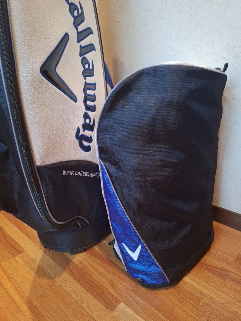 Callaway WARBIRD ブルー ゴルフキャディバッグ フード付き 単品