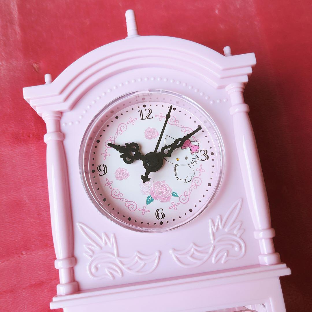 希少激レア　チャーミーキティ　振り子時計　ミニ　2006 サンリオ　平成レトロ