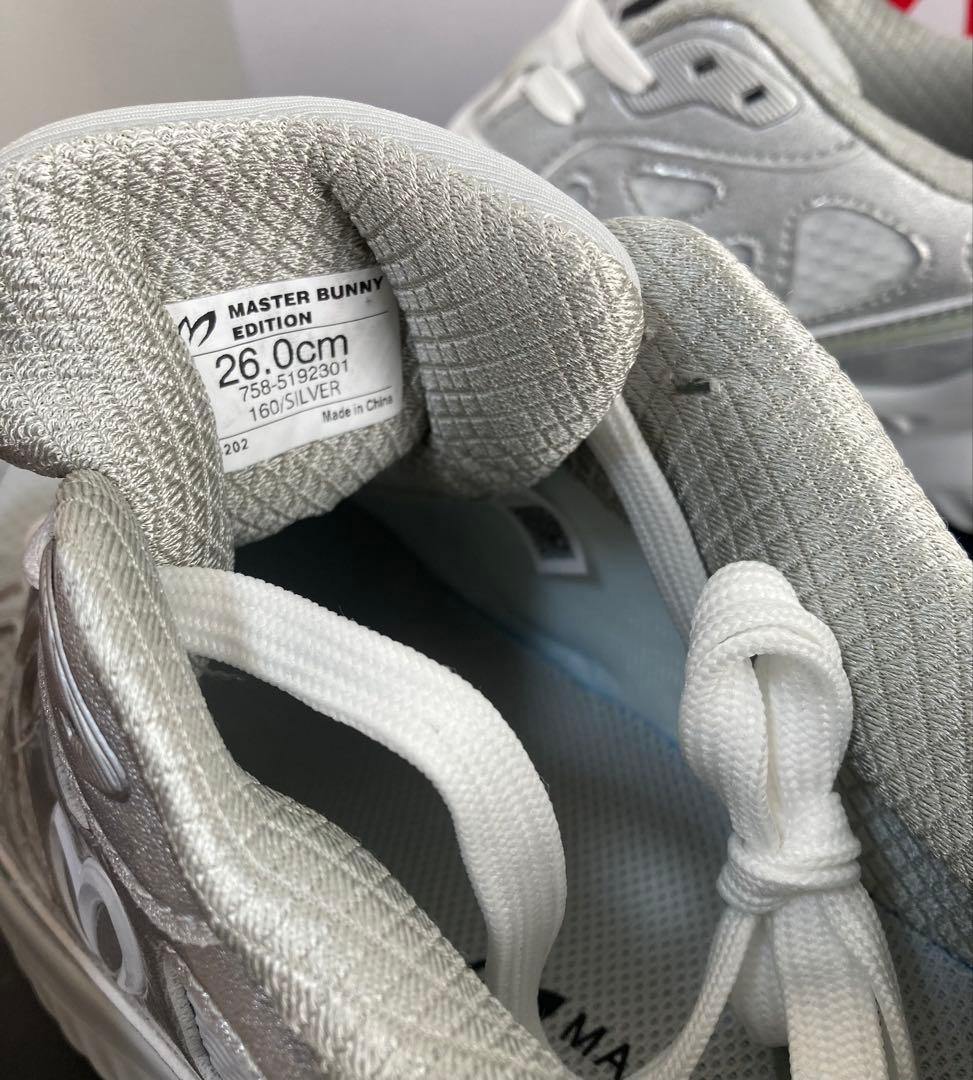 新品 パーリーゲイツ マスターバニー メッシュライクシューズ 26.0cm 銀