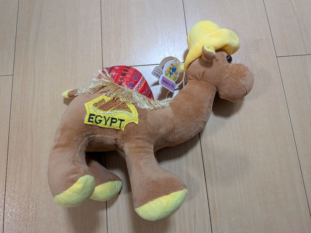 エジプト　ラクダ　ぬいぐるみ　新品未使用　タグつき