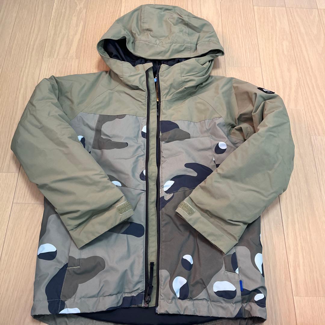 子供用カモフラージュスノーボードウェア
