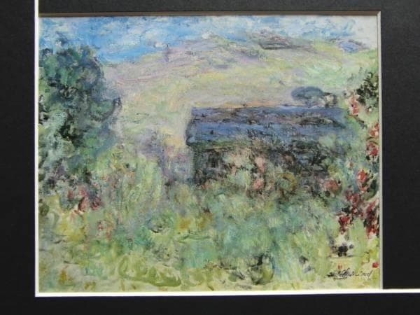 MONET、TRAVERS LES ROSES、海外版超希少レゾネ、新品額付