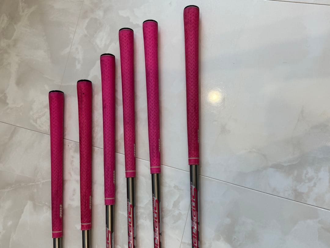 ブリヂストン レディース アイアンTOUR B JGR ピンク 6本セット