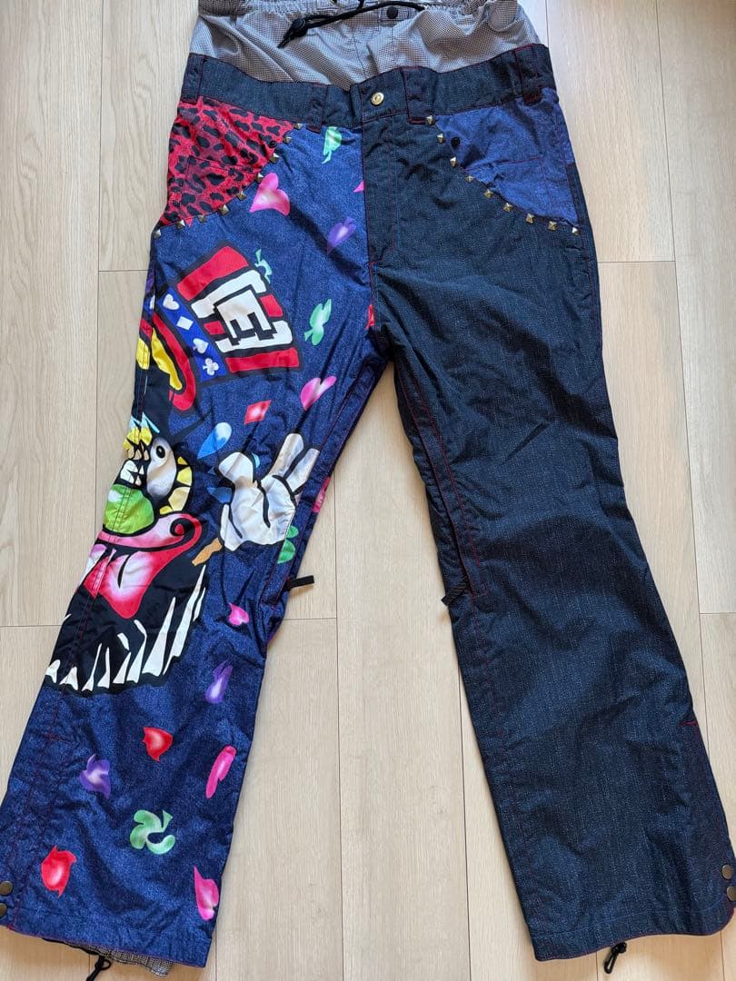 【希少】gush スノボウエア　XL 上下セット　ピエロ