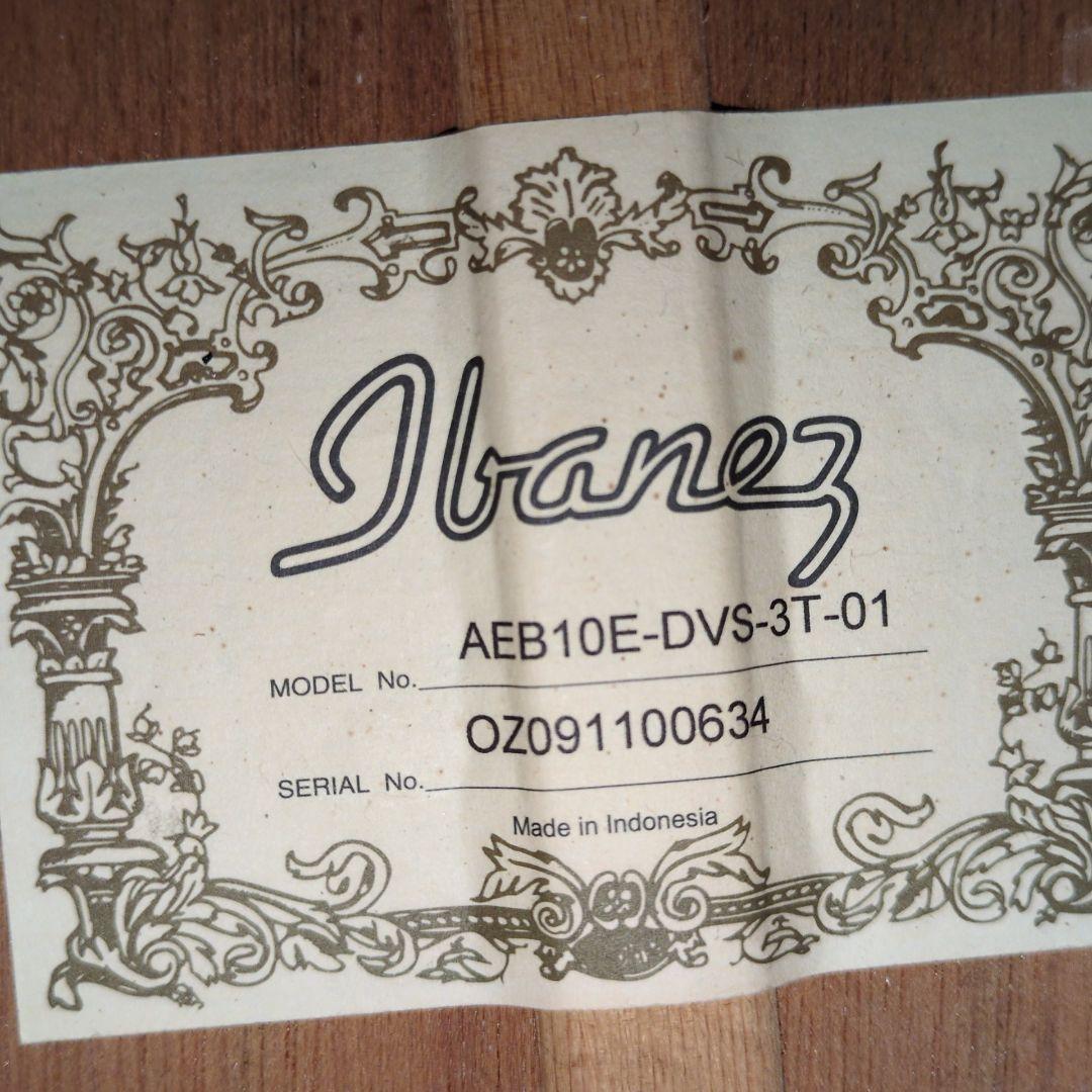 Ibanez AEB10E-DVS アイバニーズ エレアコベース