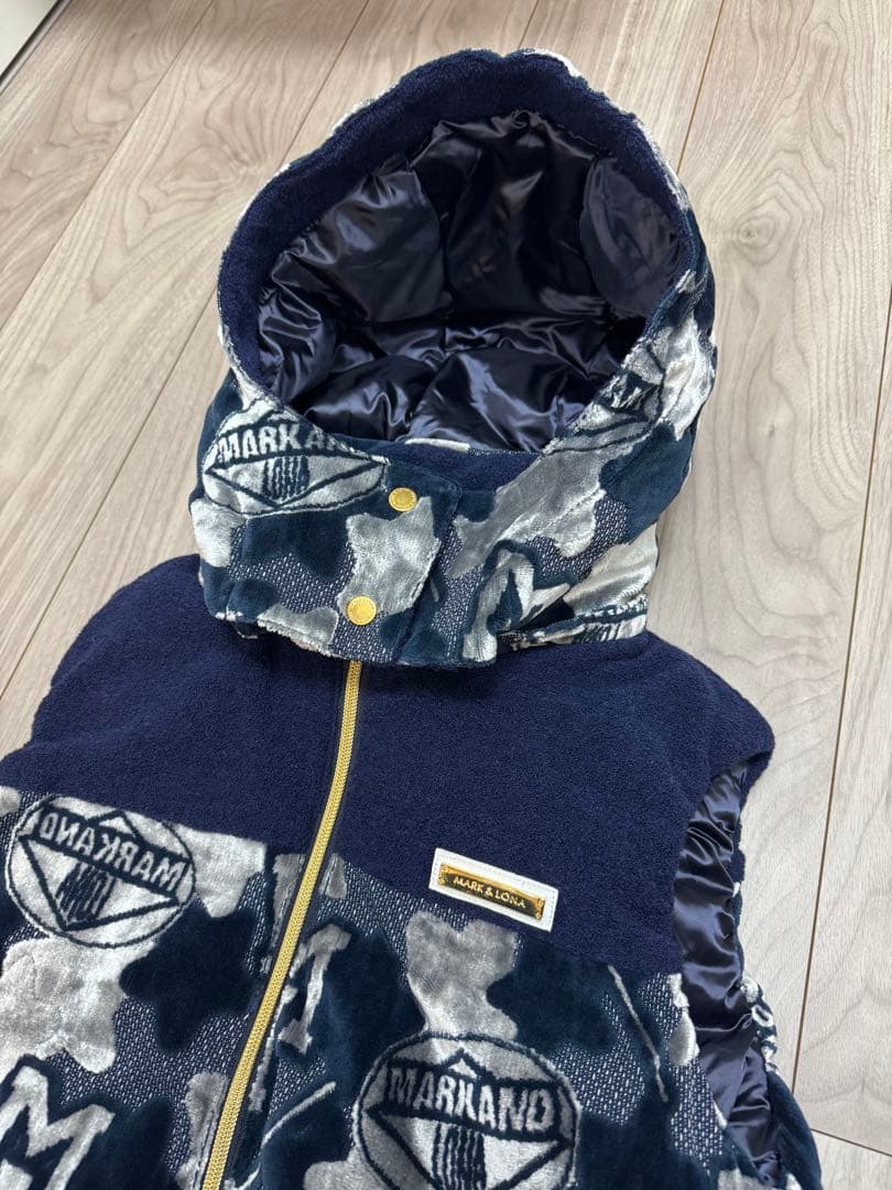 未使用　マークアンドロナ　ダウン　ベスト　S