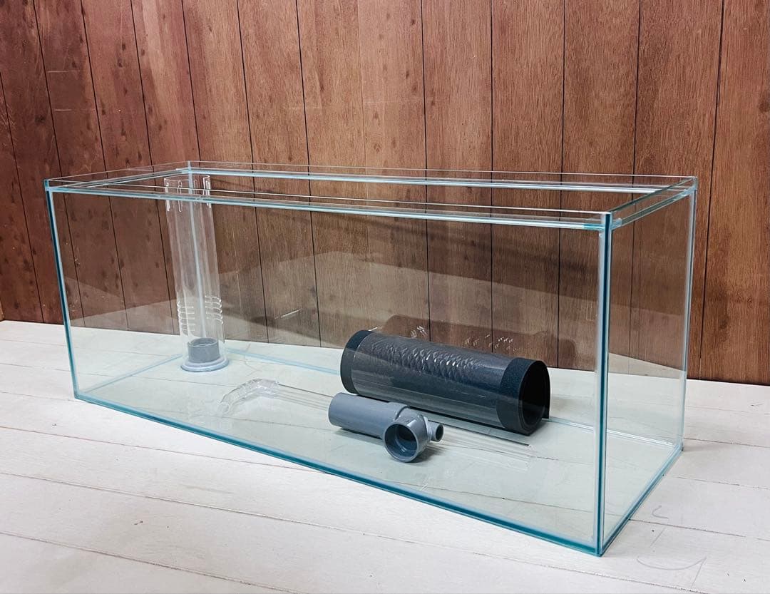 1台限定　特注仕様　900×300×360㎜ オールガラスオーバーフロー水槽