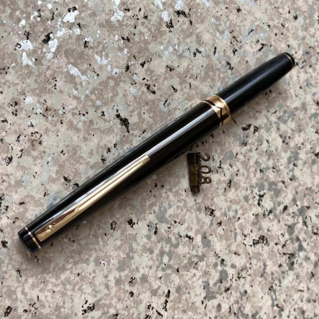 #208 オーバーホール済み 万年筆 PLATINUM プラチナ 18k