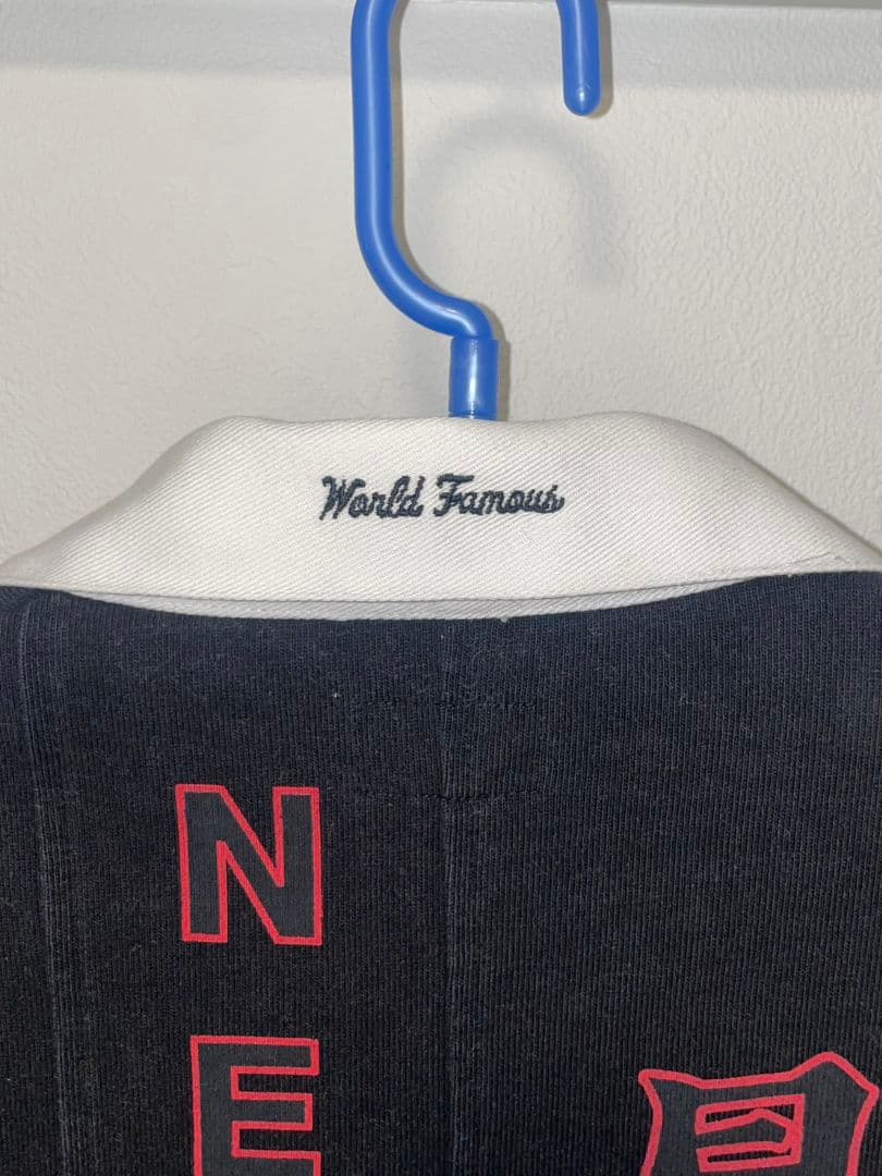 Supreme ブラック ラガーシャツ