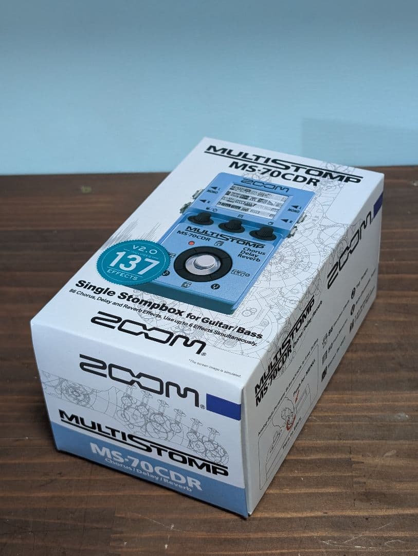 ZOOM MS-70CDR マルチストンプ ギターエフェクター