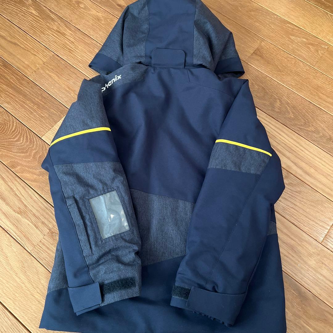 Phenix スキーウェア上下セット130ネイビー/イエロー