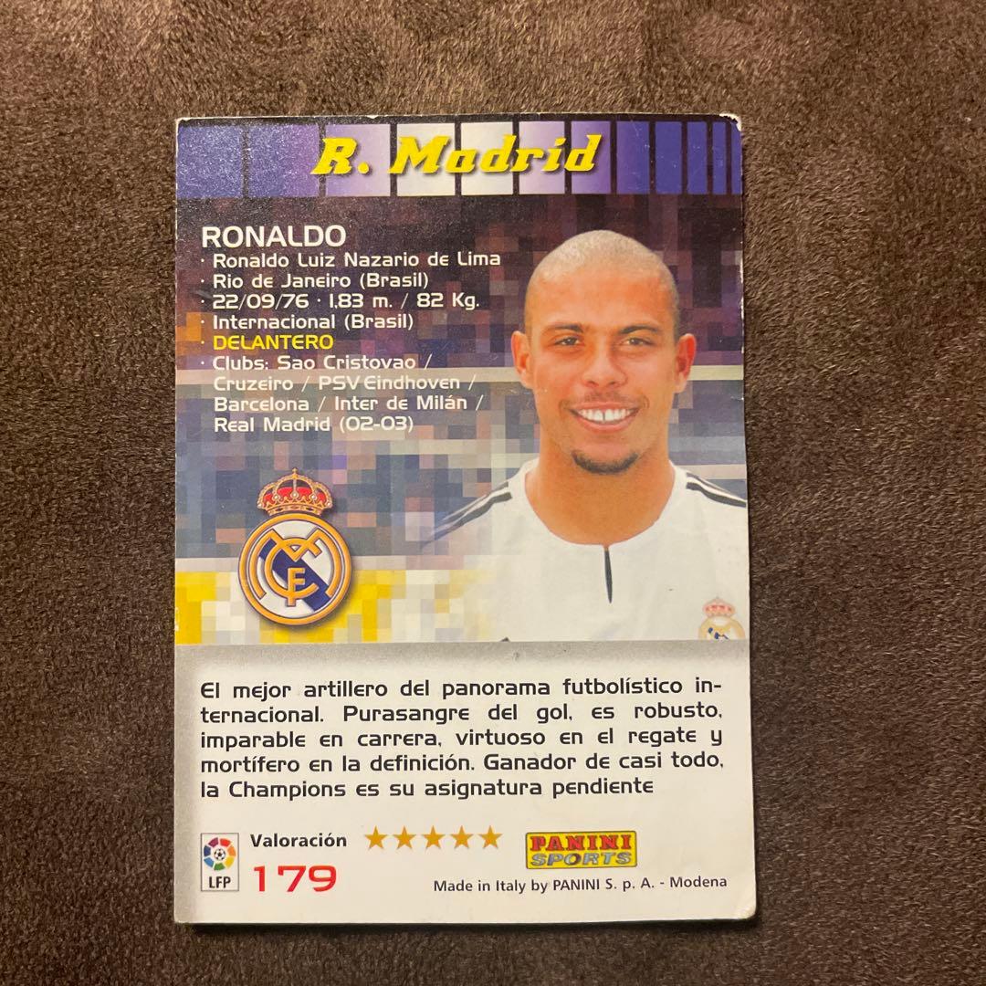 パニーニ　レアル・マドリード　ロナウド
