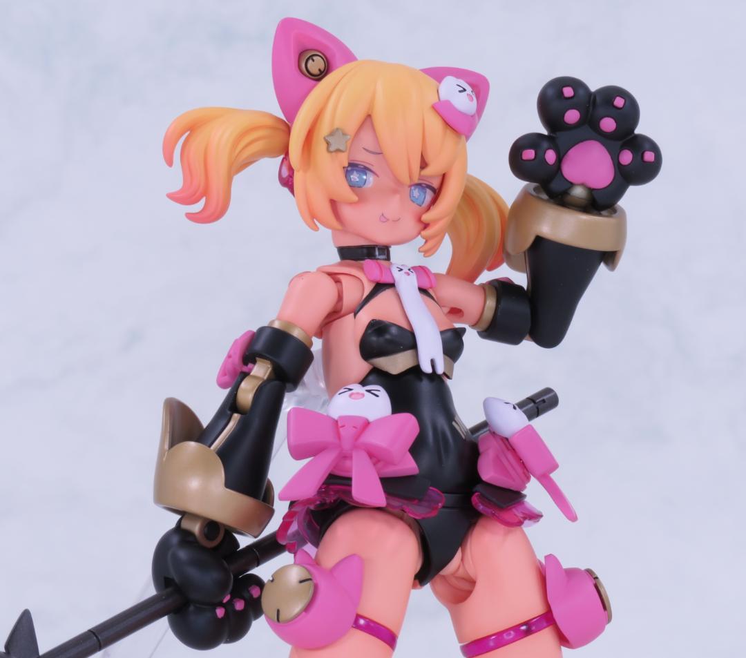 た*ー様 PUNI☆MOFU 黒マオ 改修 全塗装 完成品 コトブキヤ プラモデ