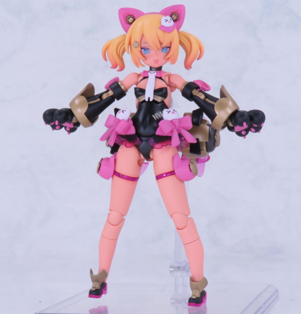 た*ー様 PUNI☆MOFU 黒マオ 改修 全塗装 完成品 コトブキヤ プラモデ