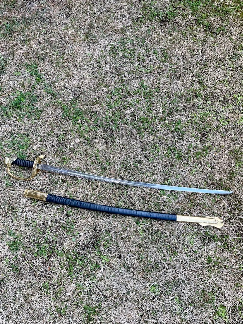 米軍放出品 希少品 式典用サーベル 模造刀 鞘付 30インチ 全長90.5cm