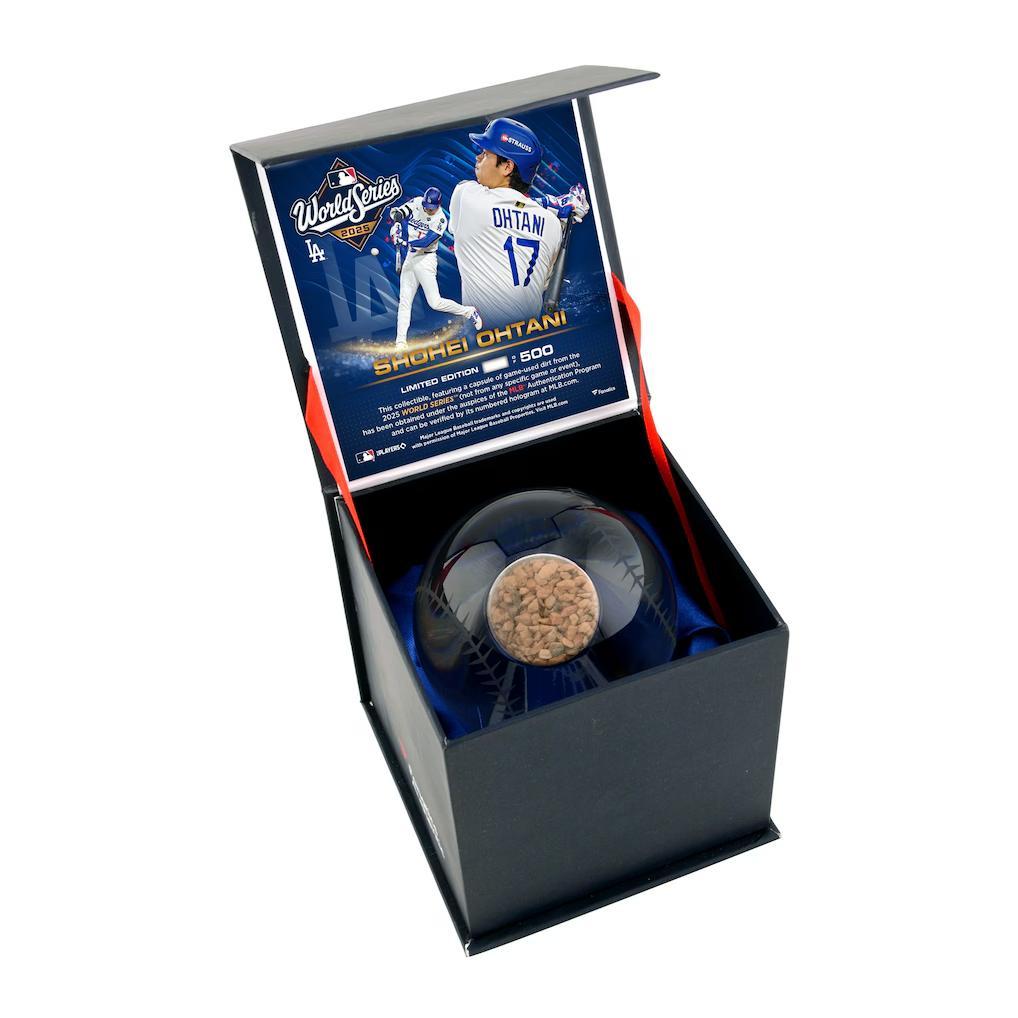 2025大谷翔平 記念ボール 500個限定 WS優勝　グランド土　ファナティクス
