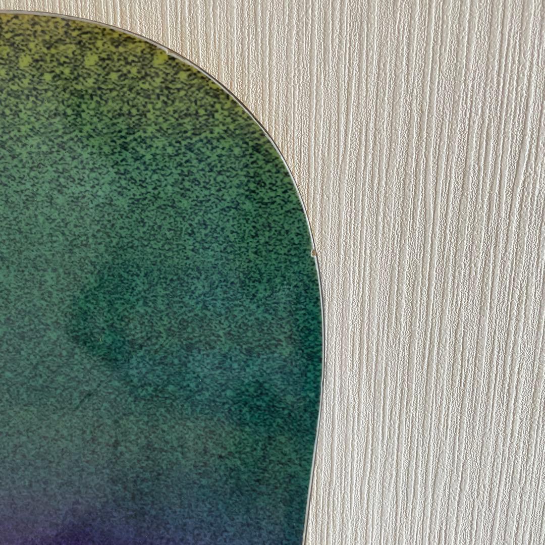 SIMS スノーボード 紫と緑のグラデーション　ビンディングセット