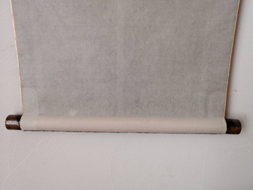 【最終価格】大津絵　ひょうたん鯰（2枚綴り）軸装・箱付