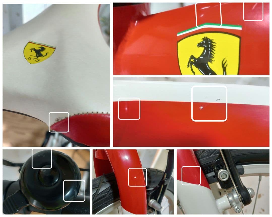 sarb035 Ferrari 折りたたみ自転車 FDB207E