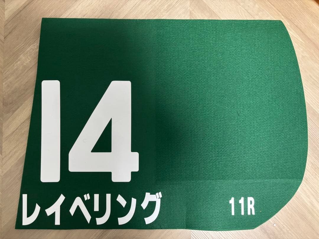 2025年 函館競馬場 函館スプリントS レプリカゼッケン レイべリング