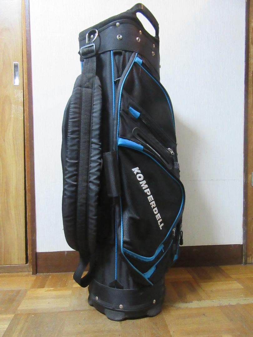 ★☆★KOMPERDELL★ゴルフバック★黒★フードなし★☆★