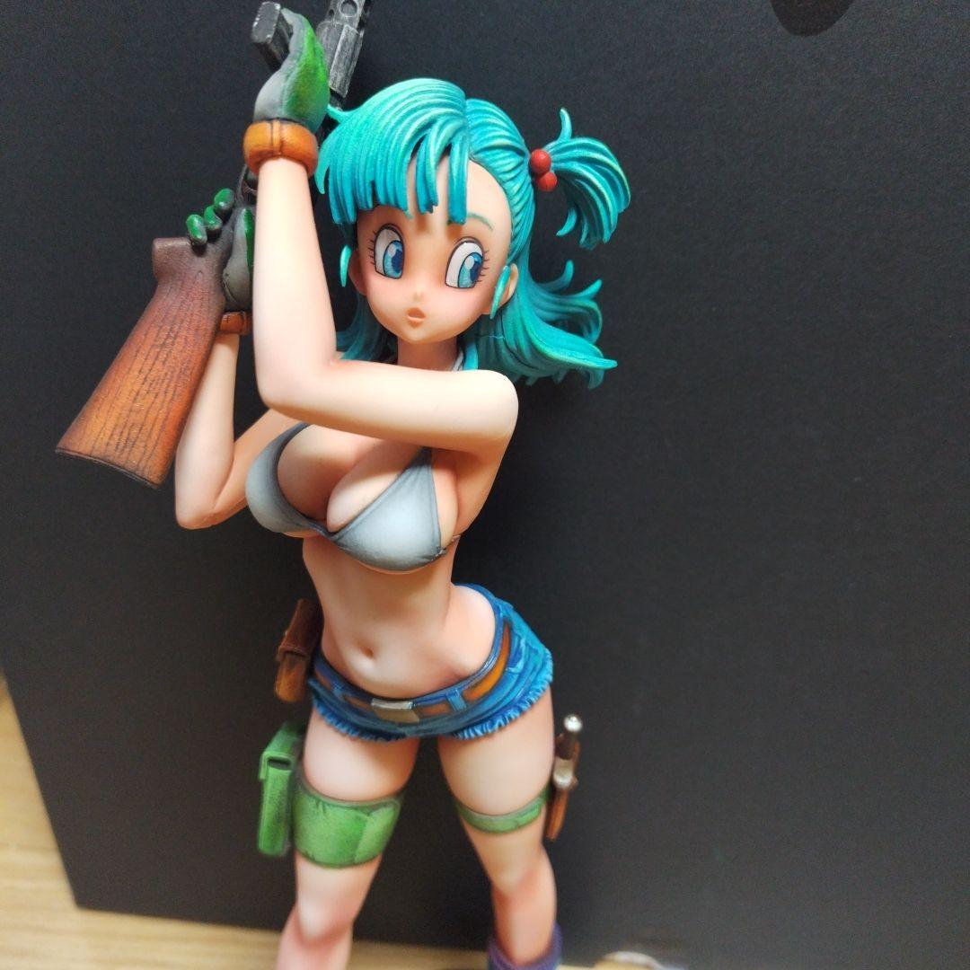 ドラゴンボール　glitter&glamours ブルマ　フィギュア　リペイント