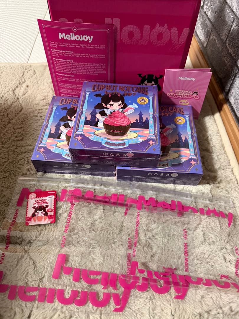メロジョイMellojoy カップケーキか? 未開封シュリンク付き3個