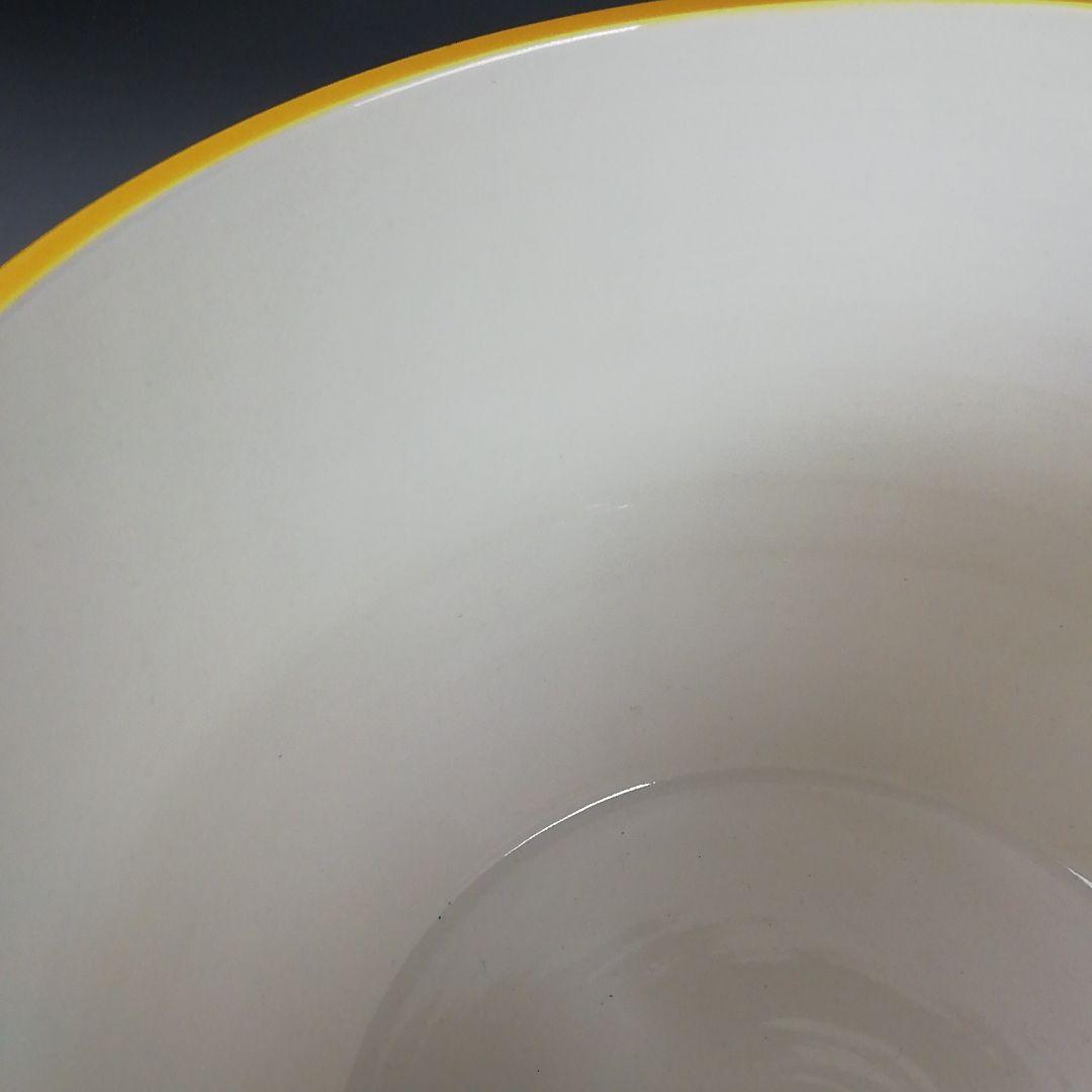 Ｔ９２２　水指　『黄交趾　四季草花花丸』『三室戸 造』　共箱　茶道具