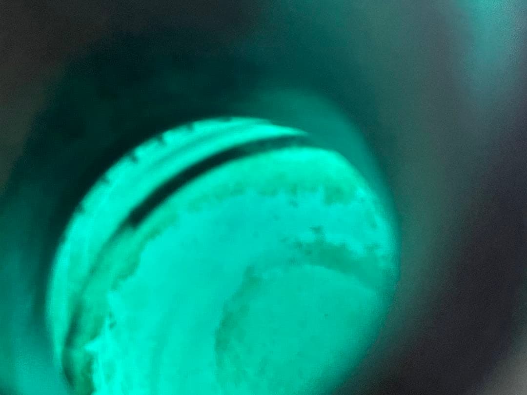 アンティーク　ガラス　ボトル　金彩　唐草文様　花瓶　面取　エナメル　西洋骨董