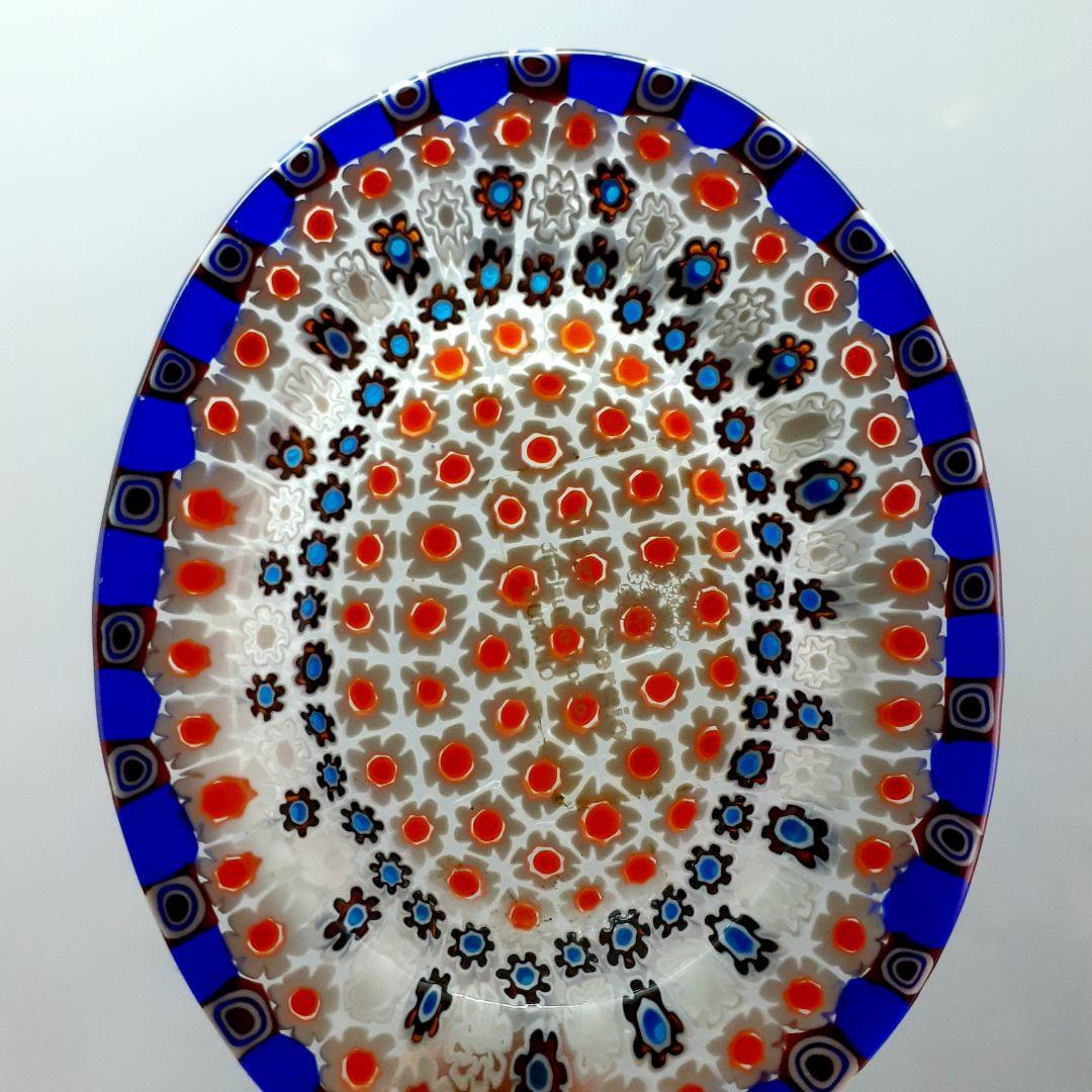 MURANO GLASS ミルフィオリ プレート 皿