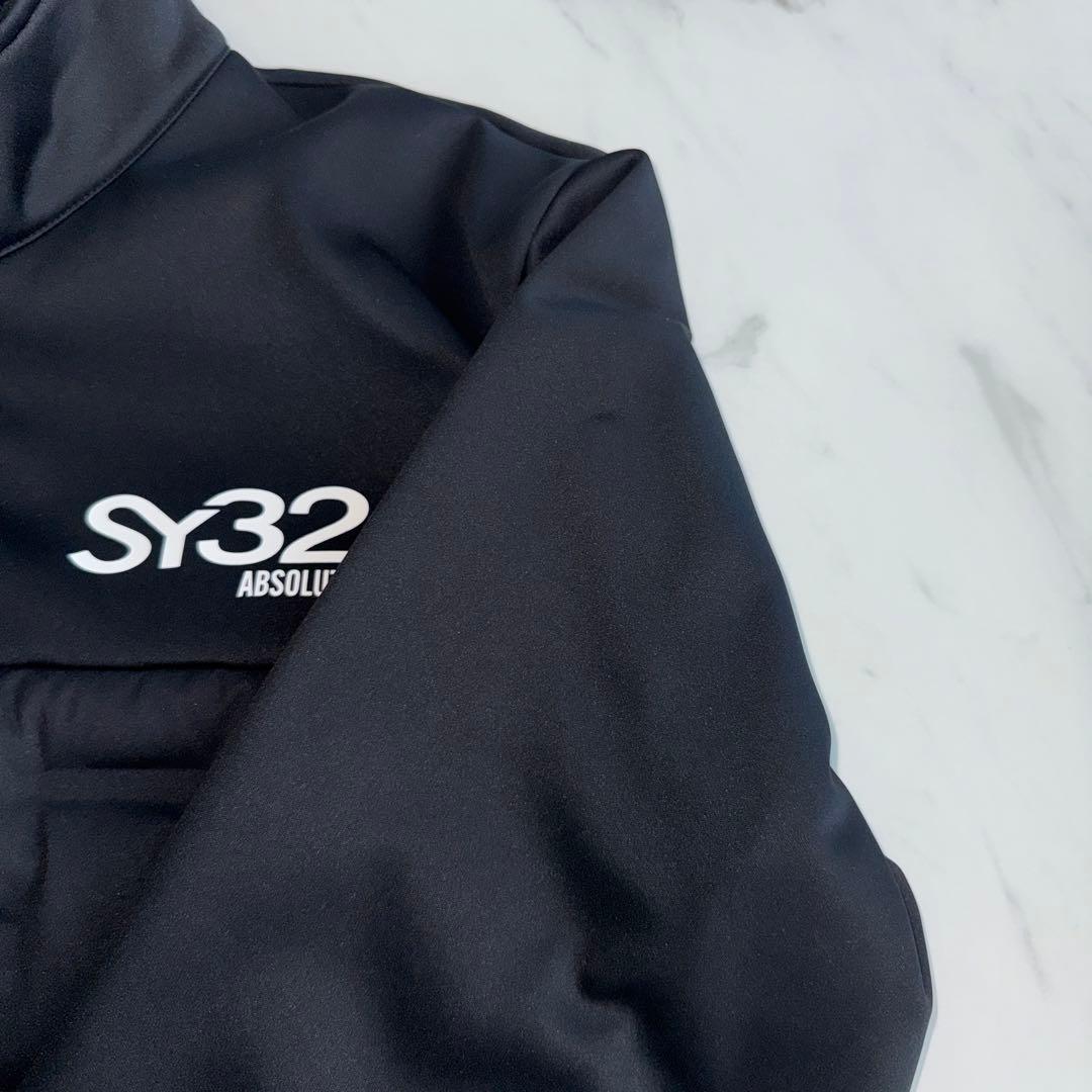 メンズ SY32 ABSOLUTE 黒 ゴルフ ダウンジャケット