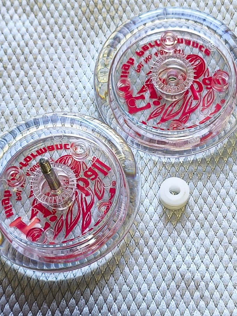 【激レア極美品】YOMEGA ファイヤーボール オールクリア×レッド