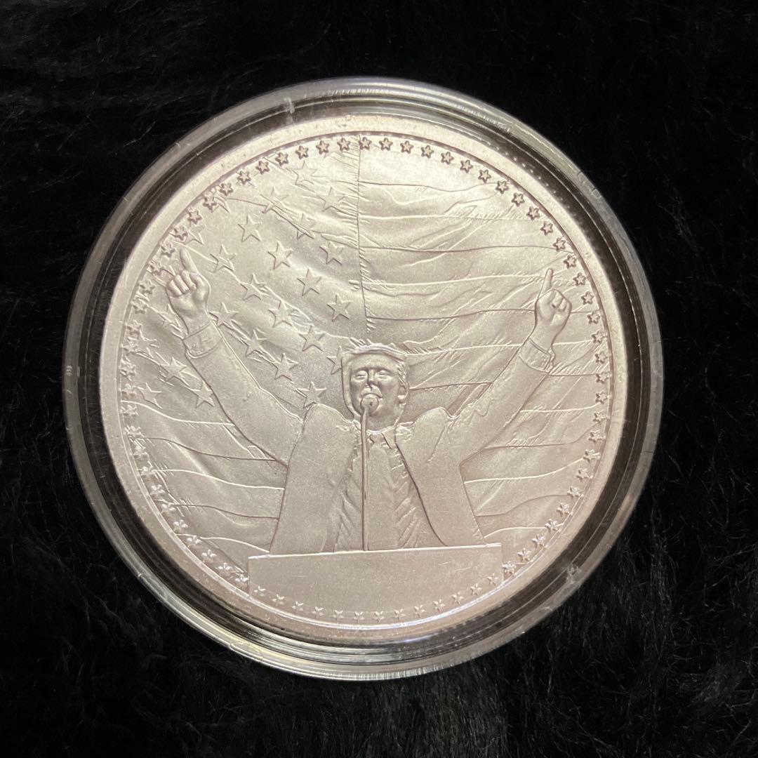 激レア トランプ 第47代 大統領記念 1オンス 銀貨 999 新品 未開封