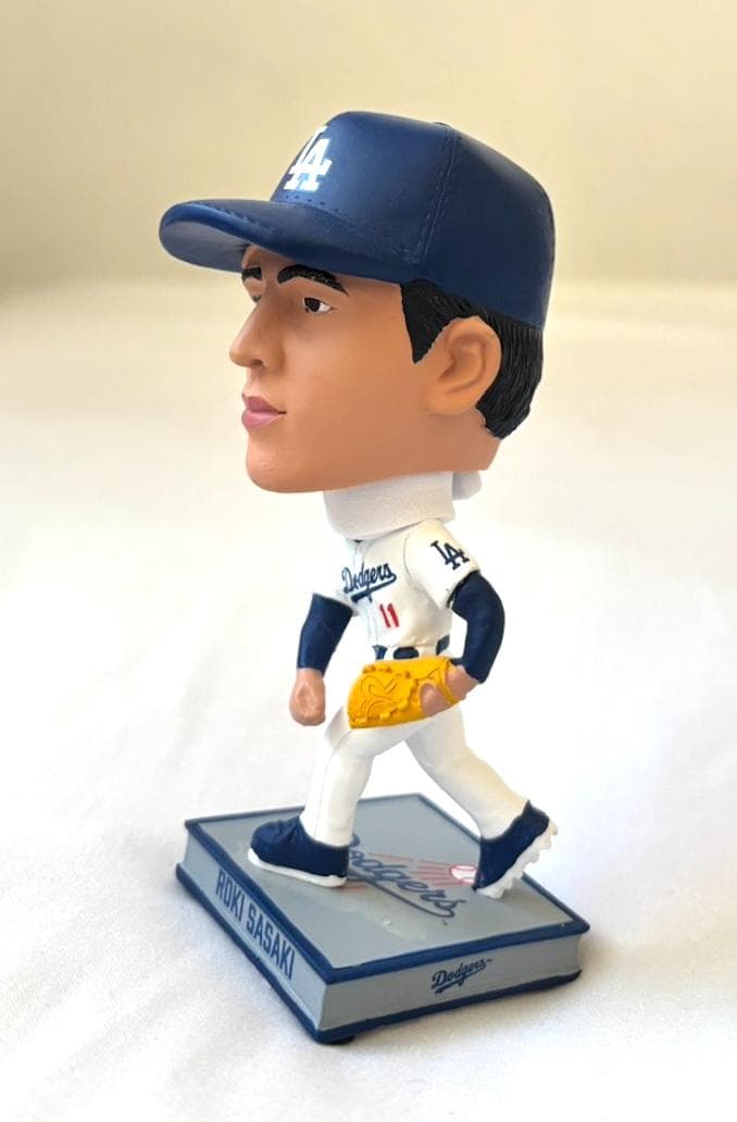 【2025体限定】佐々木朗希 ドジャース メジャー初 バブルヘッド人形 4.5