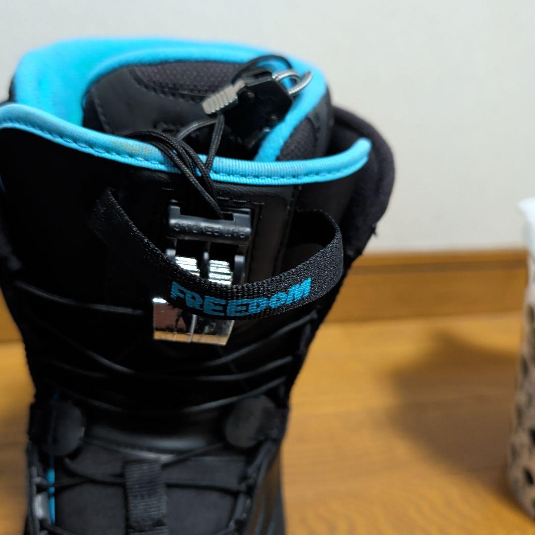 【美品】ノースウェーブ　FREEDOM スノーボードブーツ ブラック/ブルー