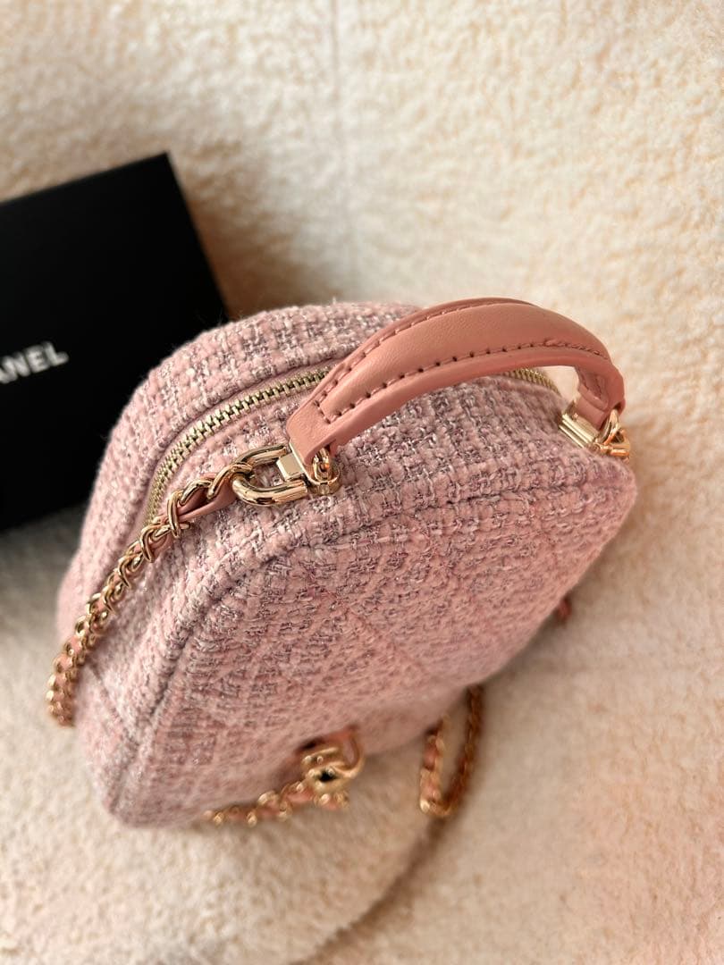 モ*コ様 CHANEL ピンクツイード　リュック　ノベルティ