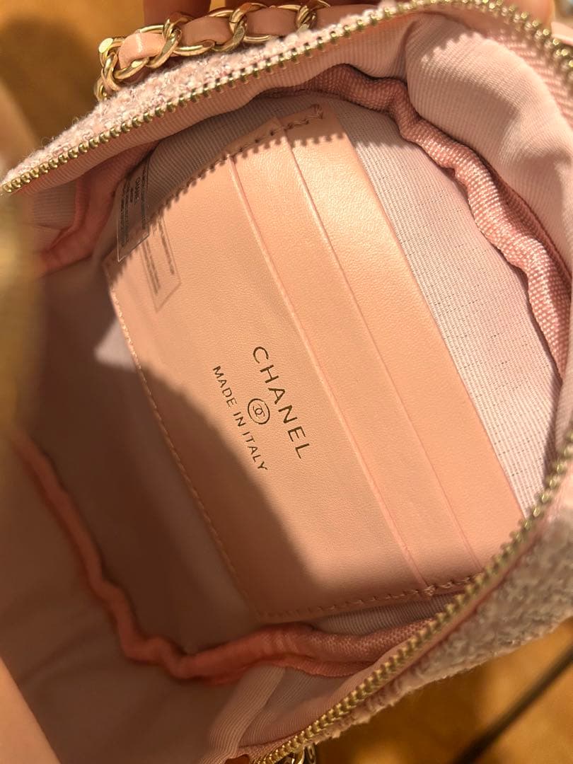 モ*コ様 CHANEL ピンクツイード　リュック　ノベルティ