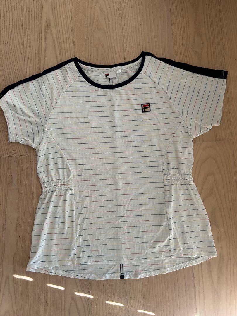 FILA XL ストライプ ホワイトゲーム3点セット