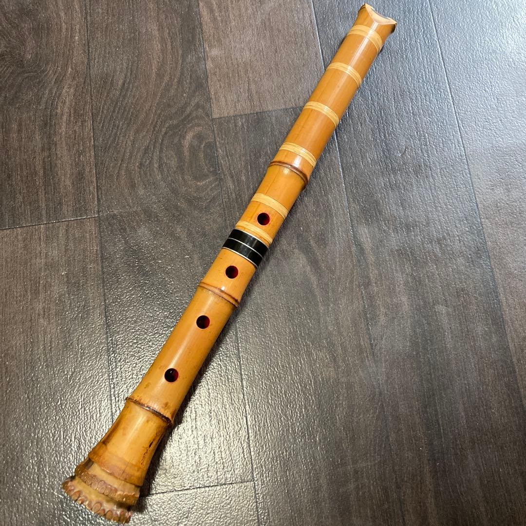 尺八　詳細不明　約48cm 補修アリ