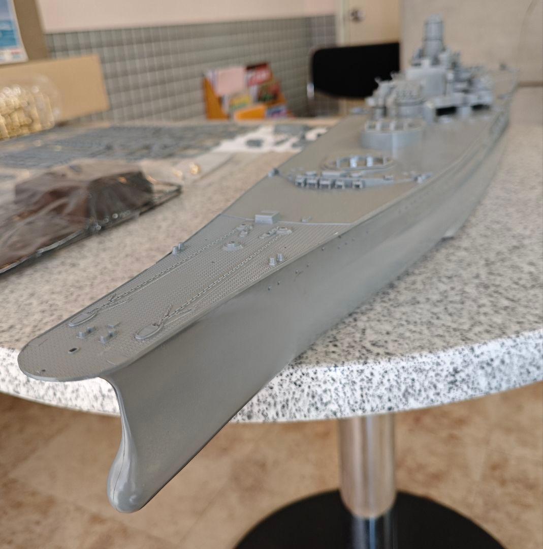 戦艦大和 1/250 プラモデル 一部未組立