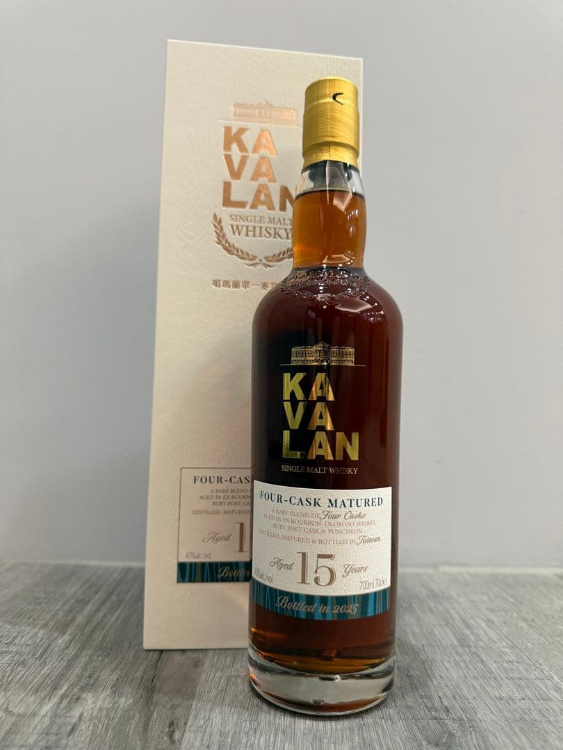 カバラン 初の15年年数熟成 日本未発売 数量限定 2025 KAVALAN