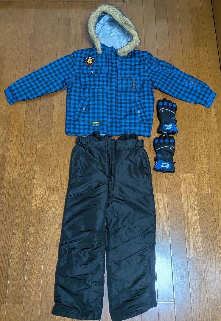 キッズ スノーボードセット headブーツ ウェア2着