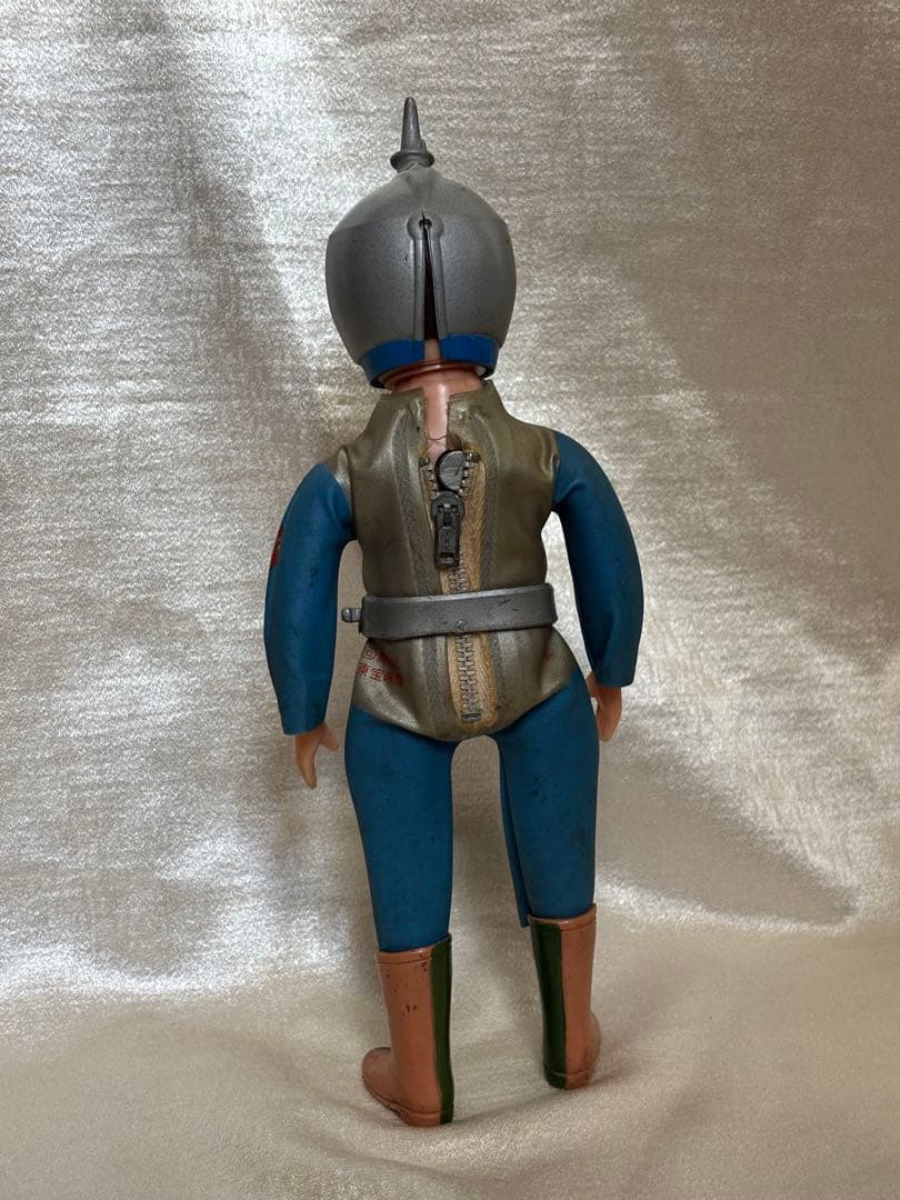 流星人間ゾーン ソフビ 中嶋製作所 当時物 約27cm 首部破損あり