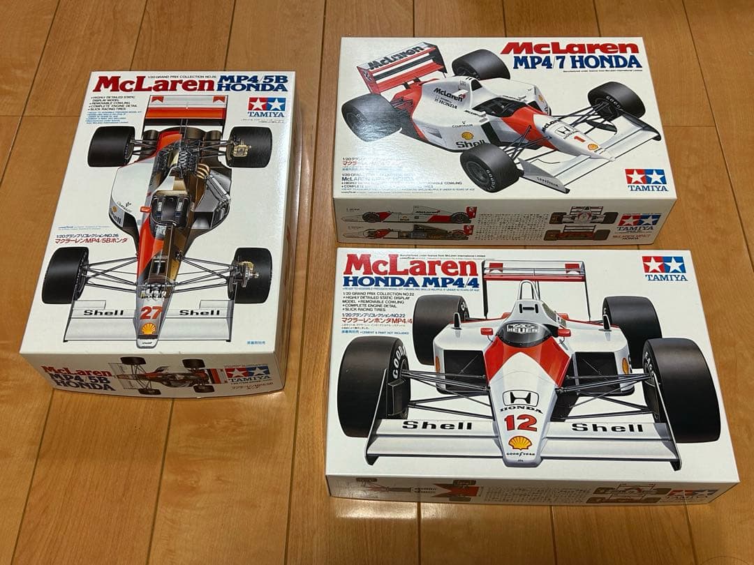 Tamiya McLaren HONDAプラモデルキット 3点セット