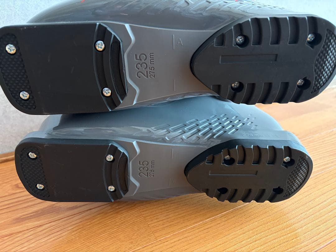 子ども用スキー ブーツ 23cm グレー/レッド