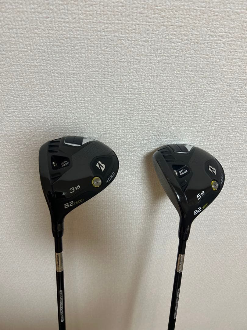 レフティ　B2 フェアウェイウッド　2本セット　ツアーad di 7x 8x